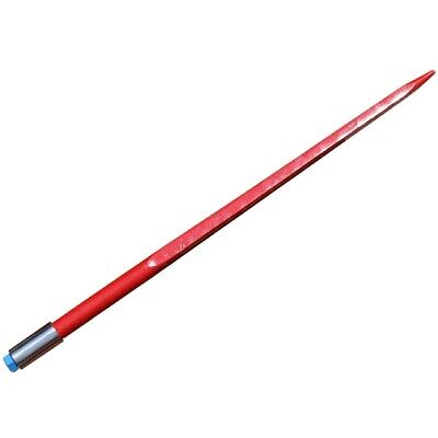 39" Square Hay Bale Spear 1350lbs Capacity 1 3/8" Wide W/ Nut And Sleeve Conus 1