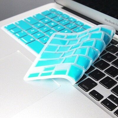 Aqua Blue Keyboard Cover Skin For Macbook Air 13" A1369