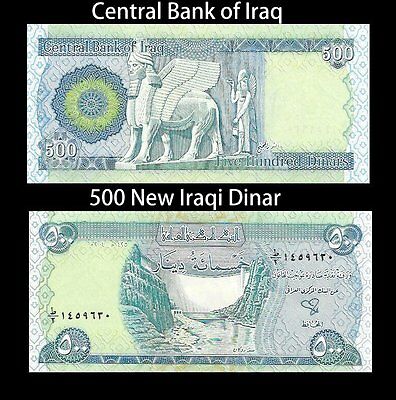 Iraqi Dinar New  3 X 500 Dinar Notes Uncirculated Lot Of 3 Notes