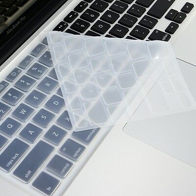 Clear Silicone Keyboard Cover Skin For Macbook Pro 13"