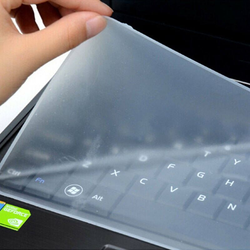 Clear Protector Cover Universal Laptop Keyboard Silicone Skin For 10" 14" 17"